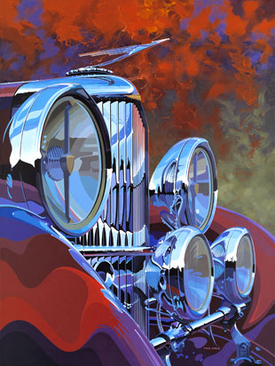 colorful automotive artwork